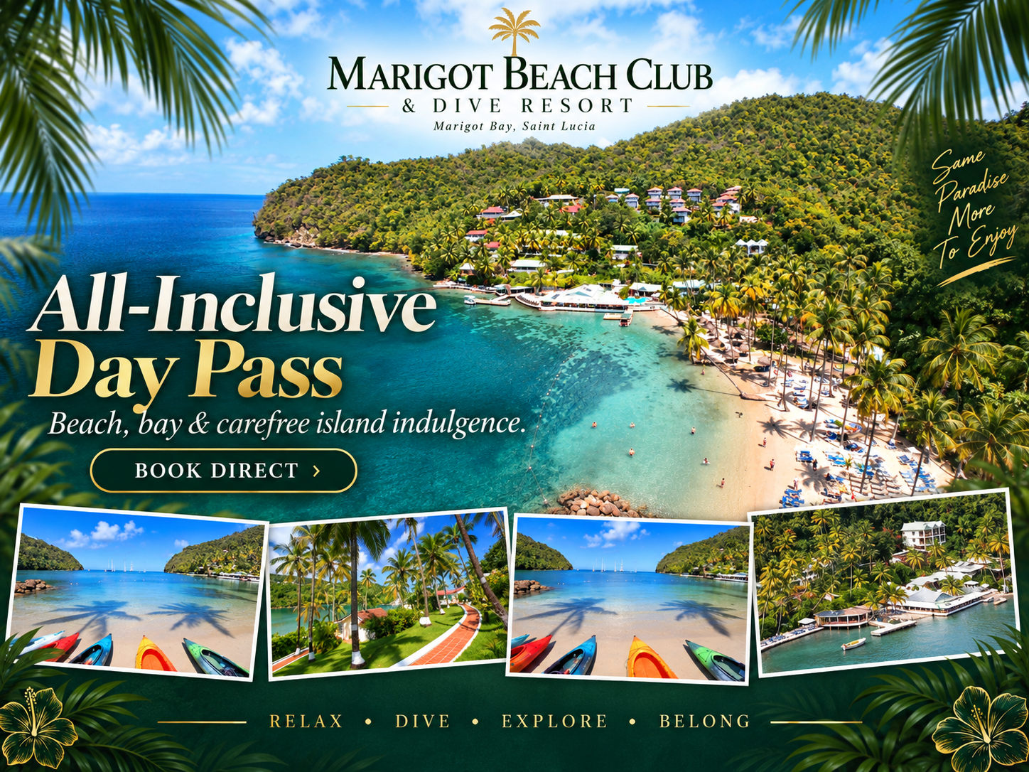 All-Inclusive Day Pass - Marigot Beach Club & Dive Resort promotion