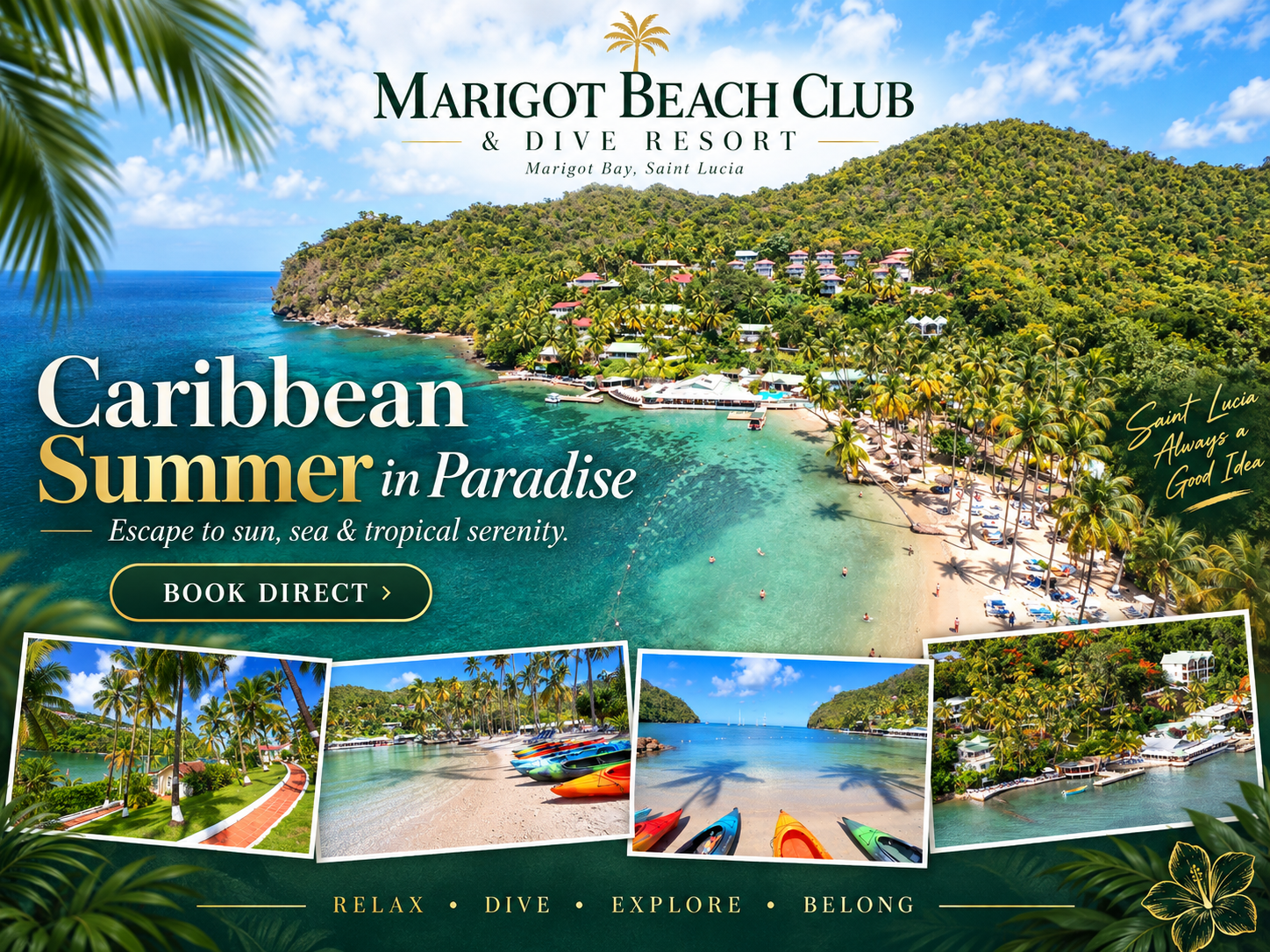 Caribbean Summer in Paradise - Marigot Beach Club & Dive Resort promotion