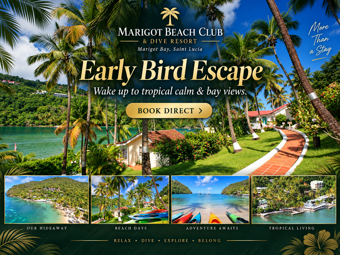 Early Bird Offer - Marigot Beach Club & Dive Resort promotion